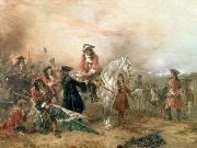 Robert Alexander Hillingford Duke of Marlborough signing the Despatch at Blenheim oil